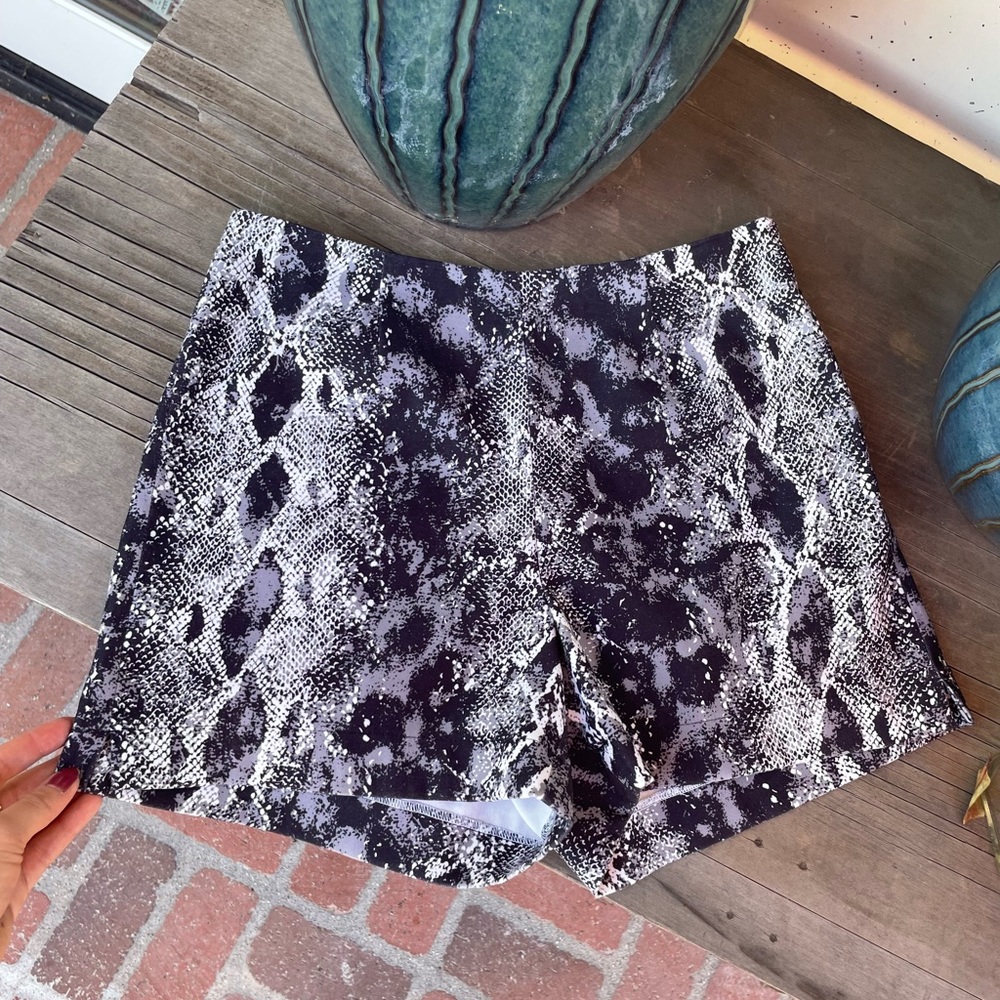 Cache Snake Print Shorts - image 1
